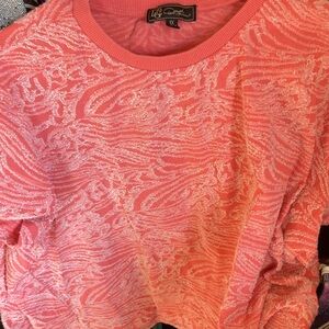 Coral Textured womens shirt